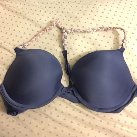 Victoria Secret Braided Blue Bra