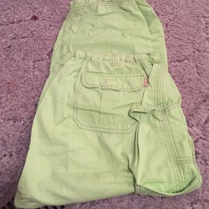 Koi scub pant in lime green