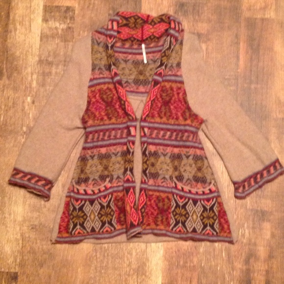 Free People Wool Cardigan