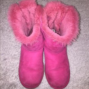 Pink Bailey Bow Uggs
