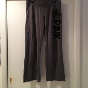 Pink comfy pants wide band