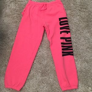 Pink sweats