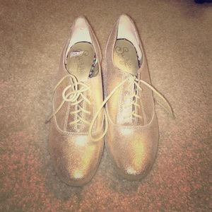 Seychelles gold shoes