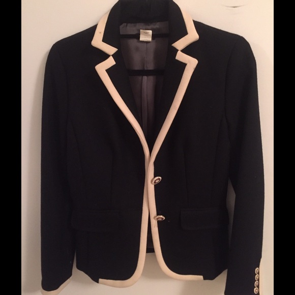 J. Crew Black Wool blazer - Size 4