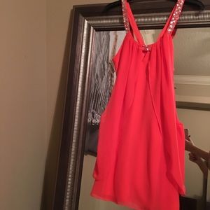Hot pink dress size 5/6