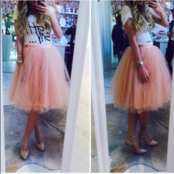 DELICATE PINK TULLE SKIRT 😍💕💕💕