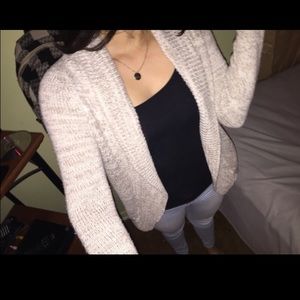 beige cardigan - garage