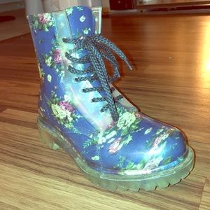 Floral doc Martin type shoe!!!!!