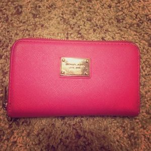 Pink Michael Kors wallet