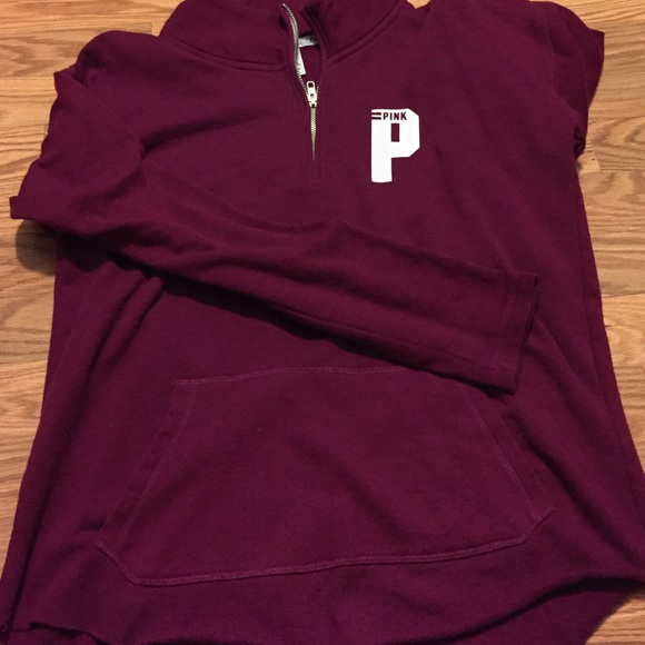 Victoria's Secret PINK quarter zip sweatshirt