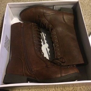 Forever 21  Lace-Up Combat Boots