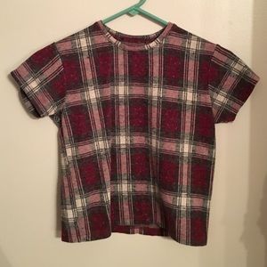 Plaid Brandy crop top