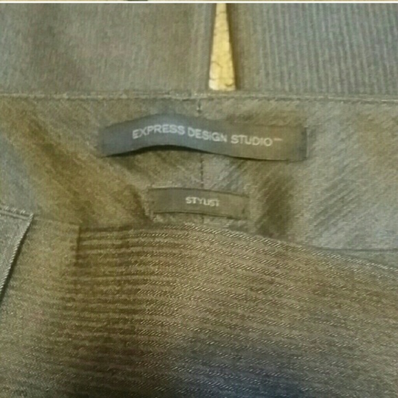 Dark Gray Express Design Studio Slacks