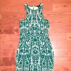 HM Green bodycon style dress size S