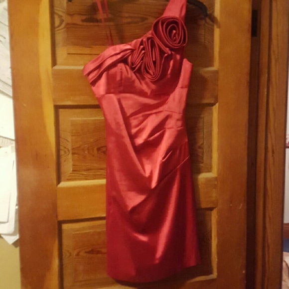 Vibrant Red Dress - Picture 1 of 2