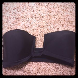 Never worn acacia swimwear black monaco top