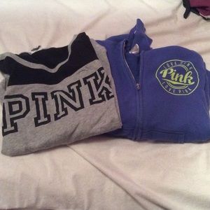 VS PINK hoodie/shirt bundle