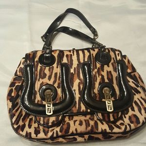 AUTHENTIC Fendi Leopard Baugette