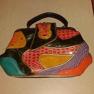 Unique Beautiful Chateau colorful carry clutch