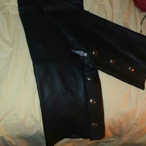 Harley Davidson New genuine leather riding chaps