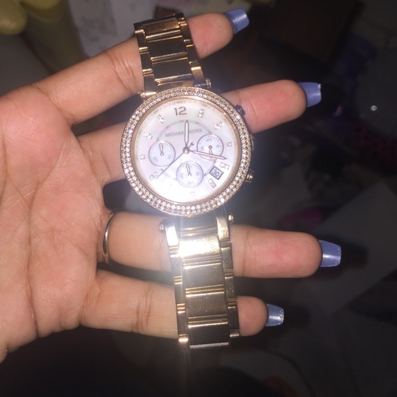 ROSEGOLD MK WATCH