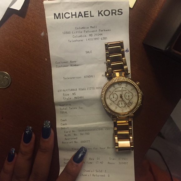 ROSEGOLD MK WATCH - Picture 4 of 4