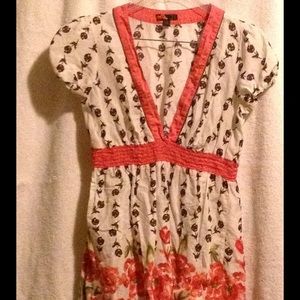 Longer Floral print blouse