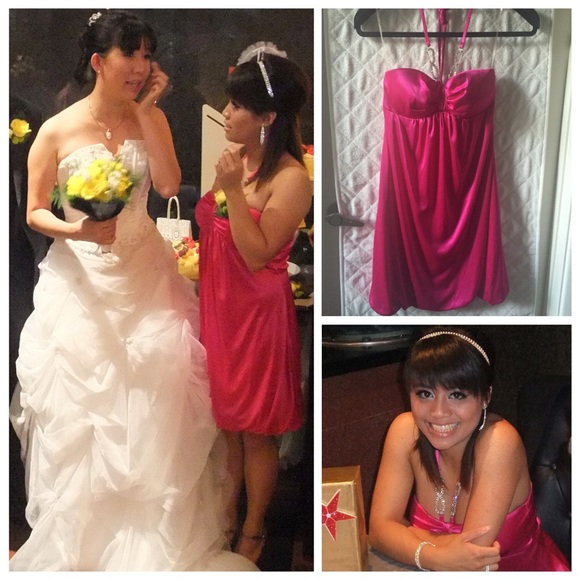 Hot pink Dress