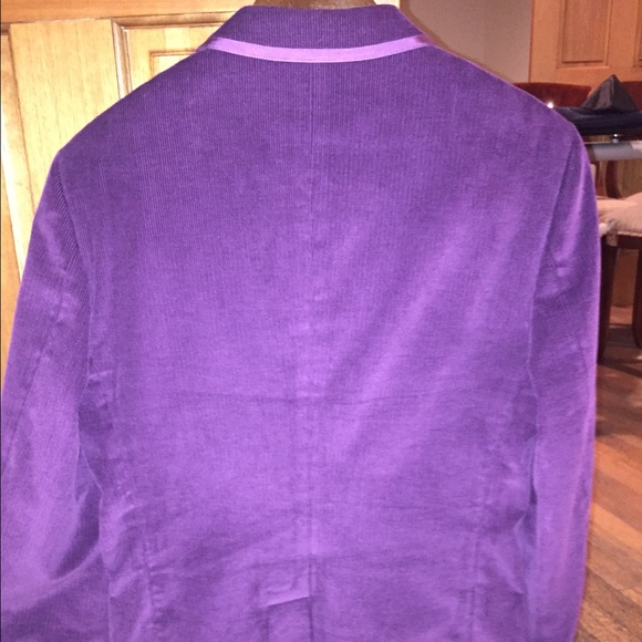 Men's Paul smith corduroy purple blazer - Picture 3 of 4