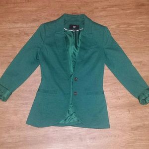 Green H&M blazer