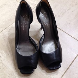 Jessica Simpson black heels