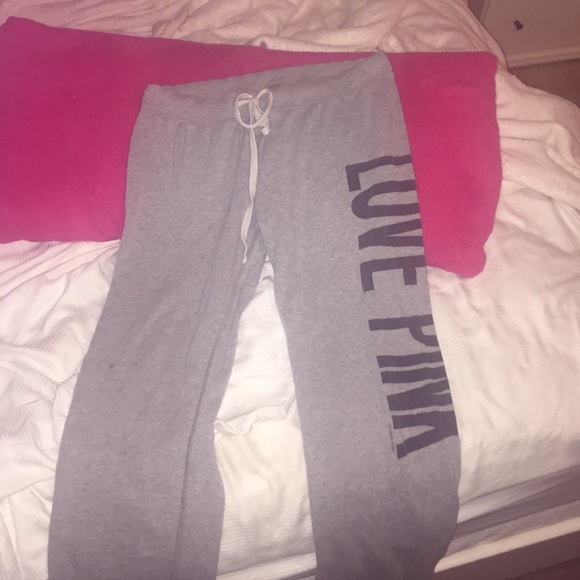 Vs pink sweat pants