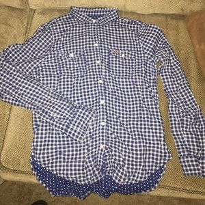 Hollister button up flannel.