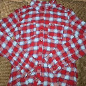 Hollister button up flannel