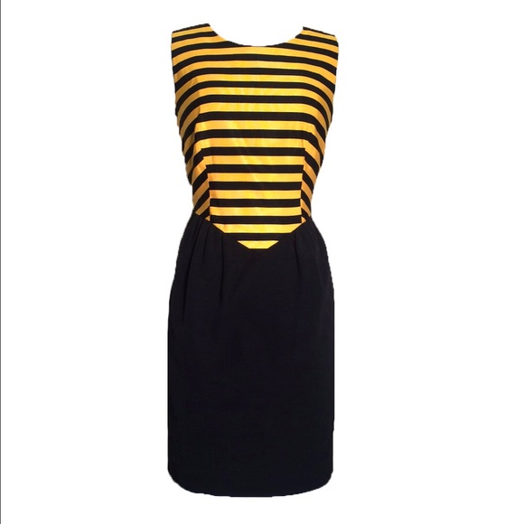 Moschino Cheap & Chic VIntage 80s Stripe Dress - Picture 1 of 3