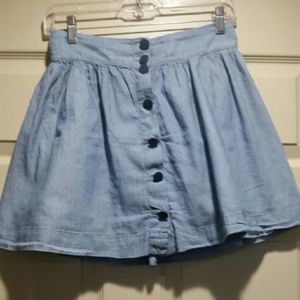 Cute denim skirt