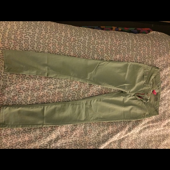 Light green skinny jeans - Picture 1 of 2