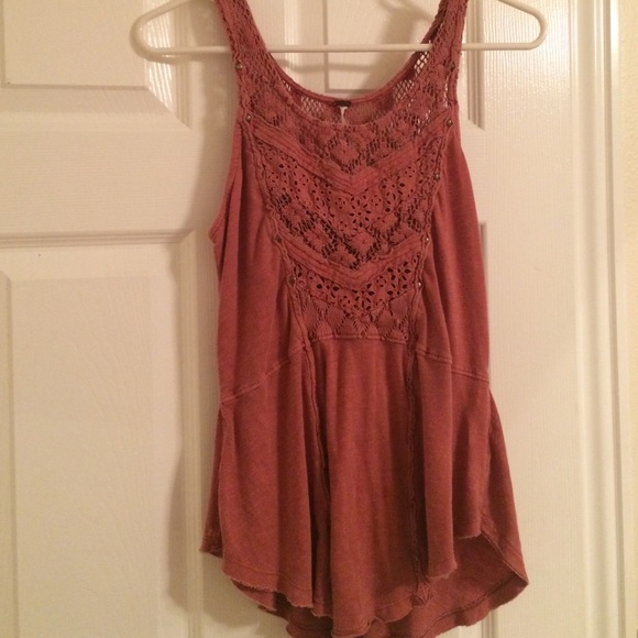 Free people burnt orange tank