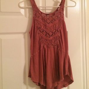 Free people burnt orange tank