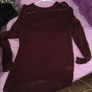 Maroon American Eagle sweater