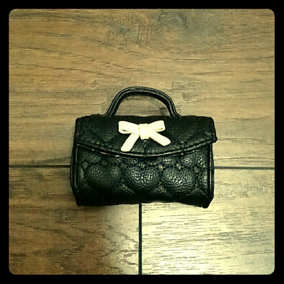 Betsey Johnson Black Heart Lipstick Holder