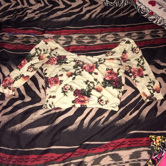Flower crop top