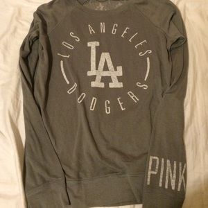 Victoria's Secret lace back Dodgers sweatshirt