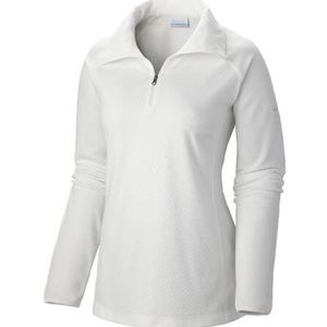 White Columbia Half Zip Jacket