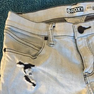 Roxy Super Skinny Distressed Jeans
