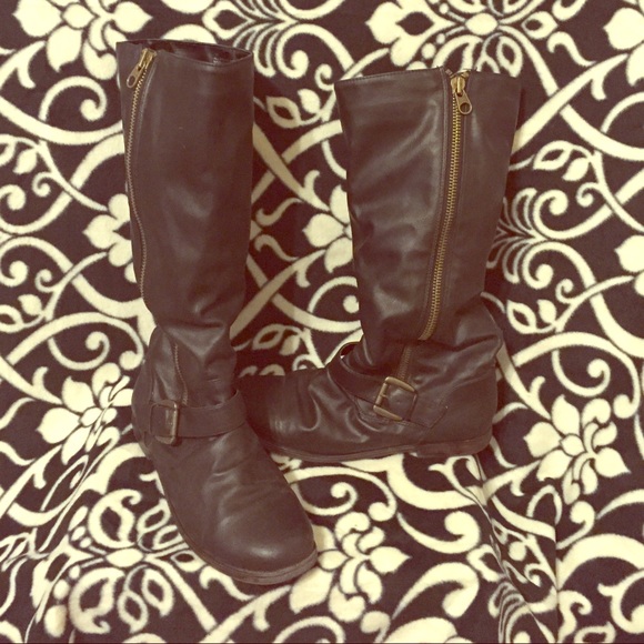 Mossimo supply co. Zip-up boots