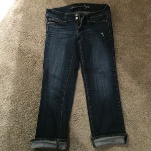 American Eagle cropped jeans