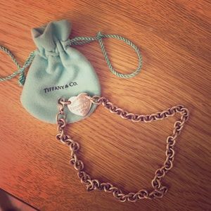 Authentic Tiffany heart necklace