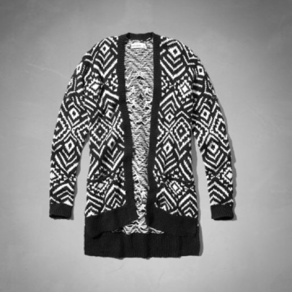 New Abercrombie Extra Long Cardigan Large - Picture 1 of 2