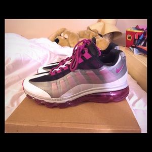 Pink Black & Grey Air Max's